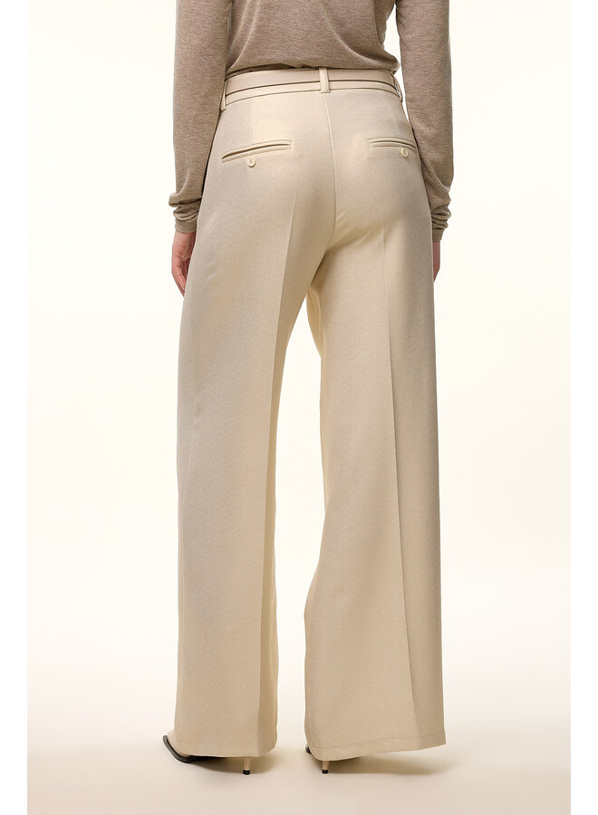 Femmes du Sud broek met glans Champagne