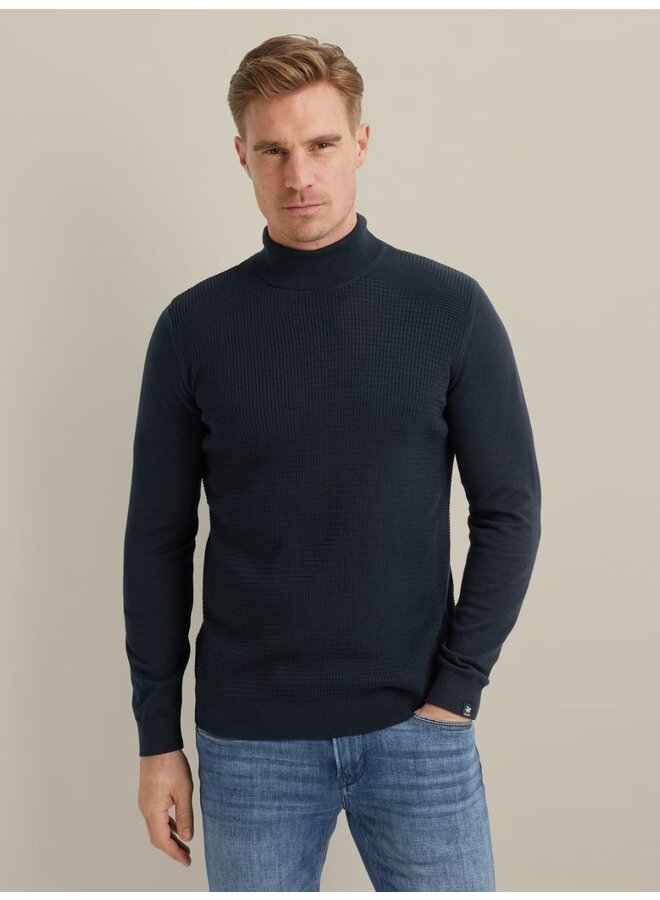 Vanguard pullover met col navy