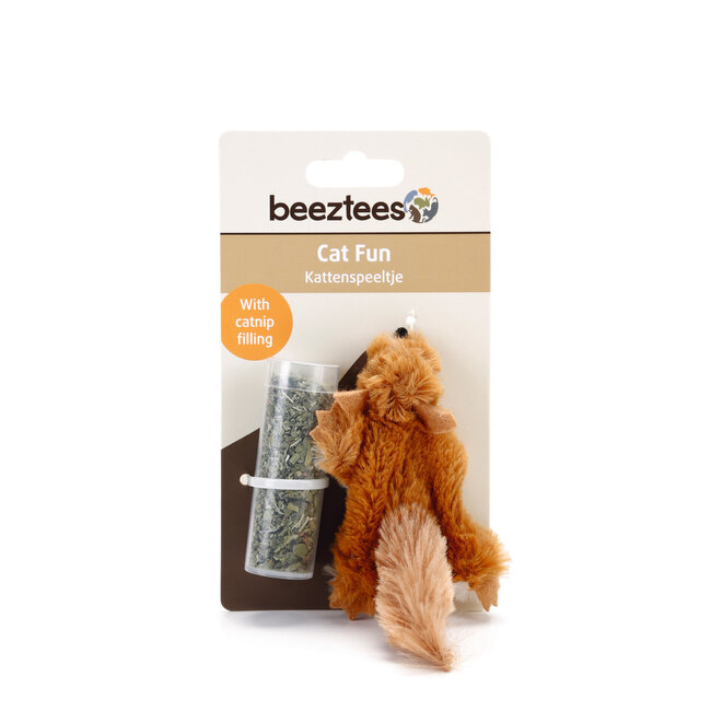 Pluche kattenspeeltje Gily met catnip