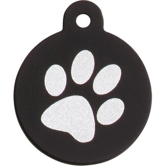 Smulders Paws & Prints Penning Rondje Paw Zwart Small