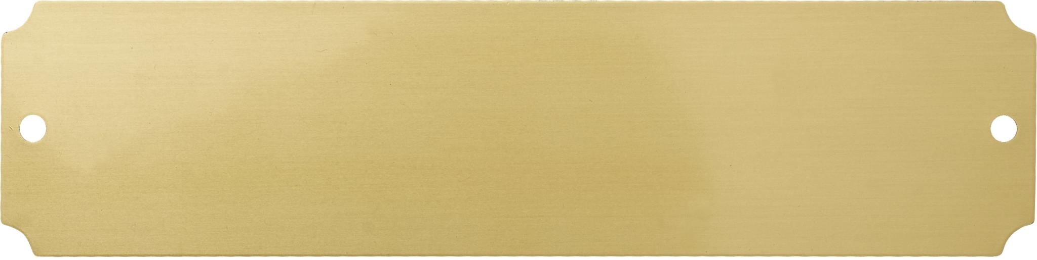 5mm Heavy Duty Massief Gegoten Messing Georgische Vinger Plaat Deur Push Plaat 285x 67mm (Leeftijd Brons