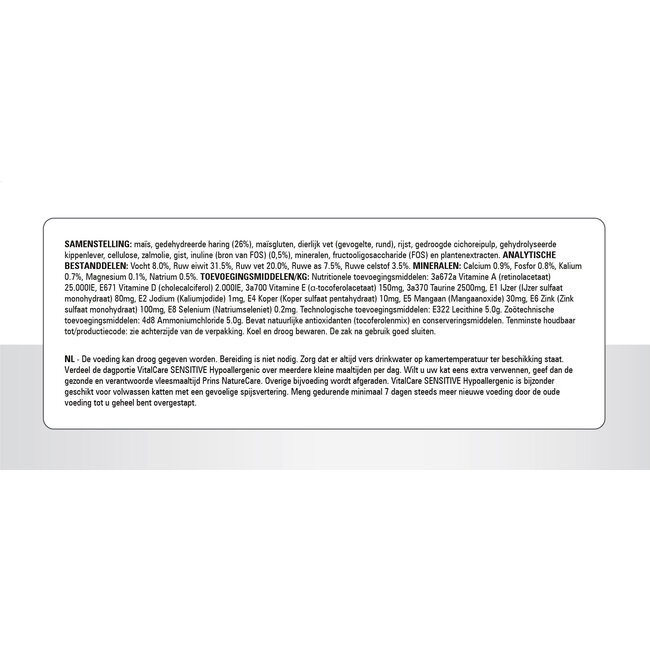Prins Vitalcare Sensitive