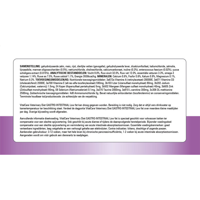Prins Kat Dieet Gastro Intestinal