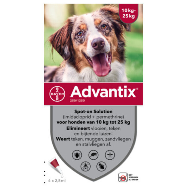 Advantix Hond 250 (10-25 KG)
