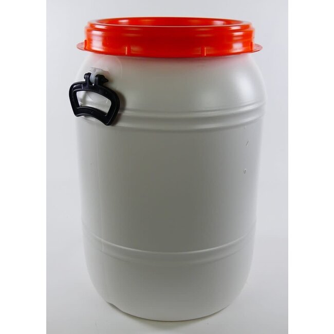 Voerton 60 liter (Wit-Oranje)