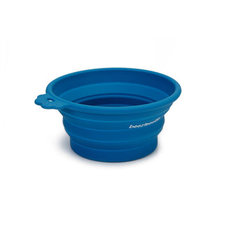 Beeztees BZ Siliconen Eetbak Blauw inklapbaar