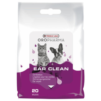 Versele-Laga Ear clean cat & dog oordoekjes 20 stuks