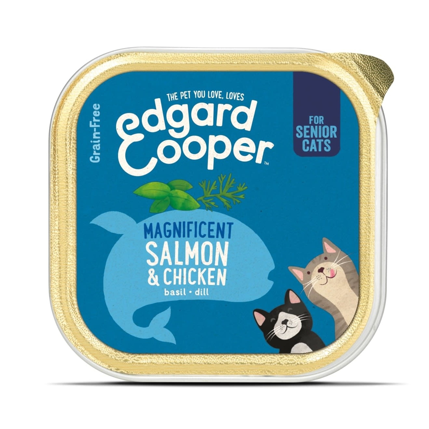 Edgard & Cooper E&C Natvoer Kat Senior Kip en zalm