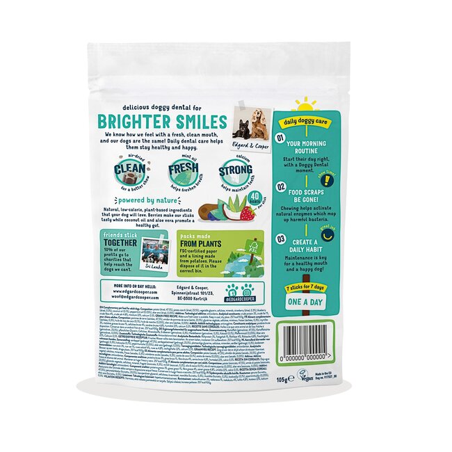 E&C Doggy Dental Strawberry & Mint