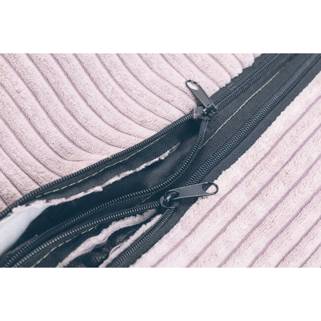 Ligmand Ribbed Licht Roze