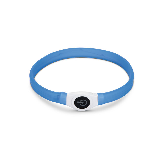 Verlichtingshalsband Glowy  Blauw