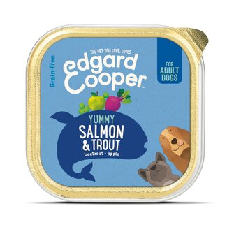 Edgard & Cooper E&C Kuipje Hond Adult Zalm & Kalkoen