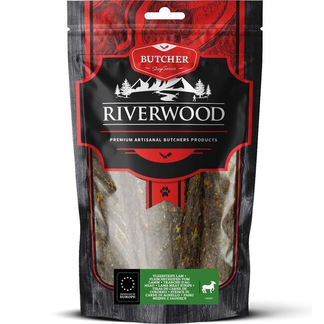 Riverwood Vleesstrips Lam 150 gram