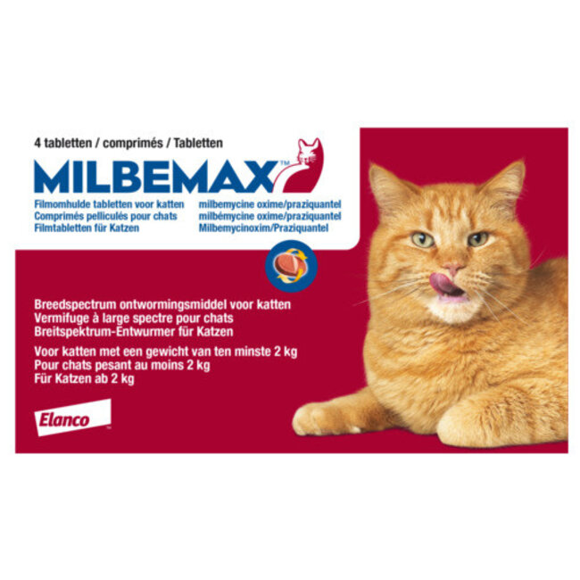 Milbemax Kat (4 tabletten)