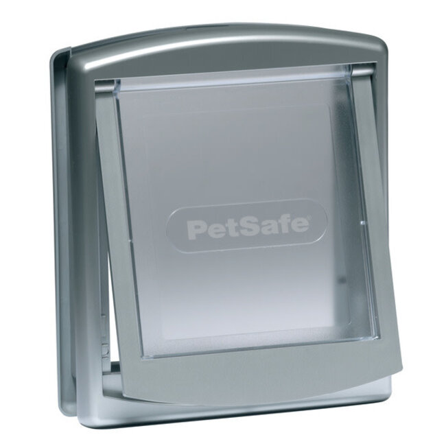 Petsafe Dierenluik Zilver Medium