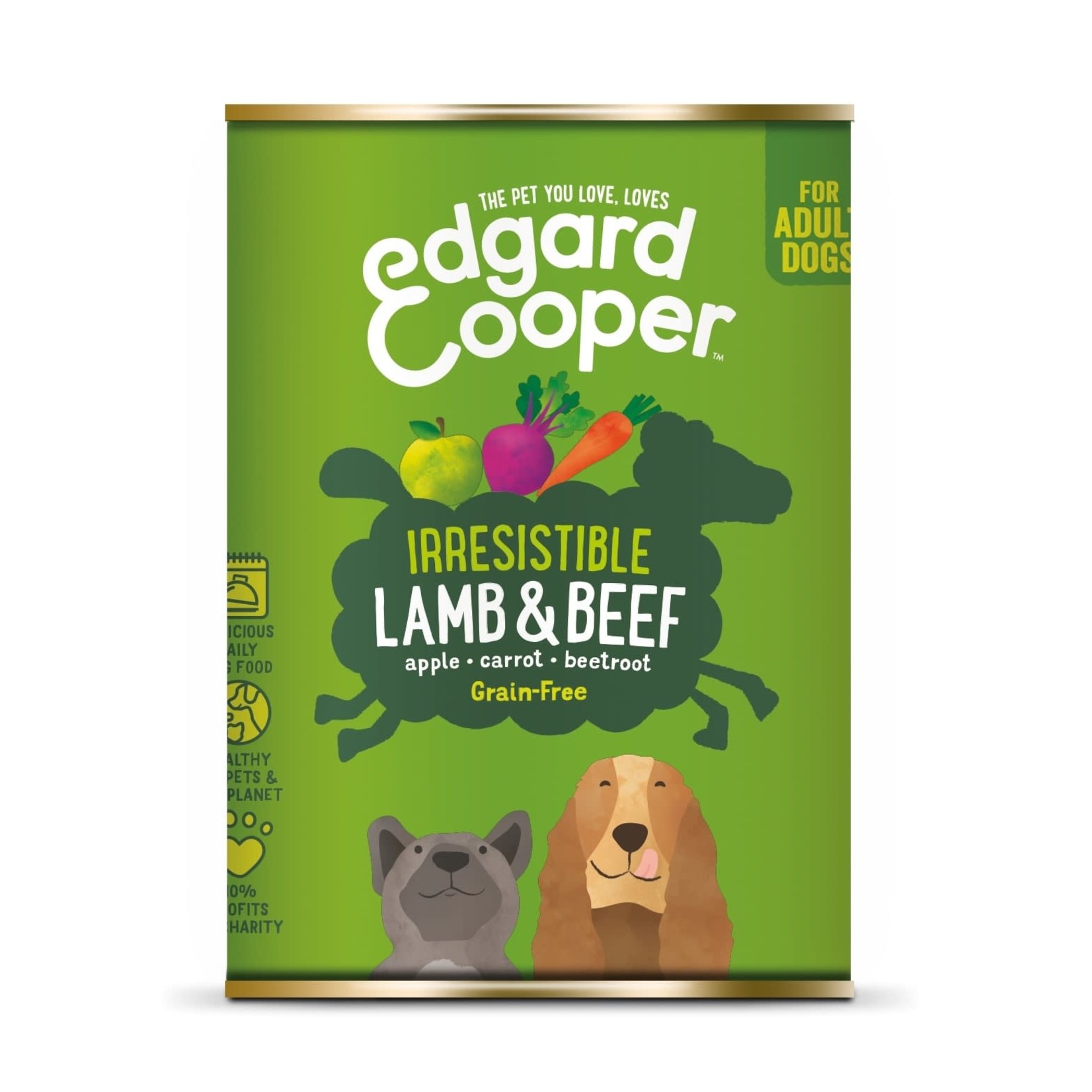 Edgard & Cooper E&C Blik Hond Adult 400 gram Lam & Rund
