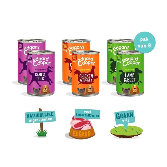 E&C  Multi-pack Blik Hond