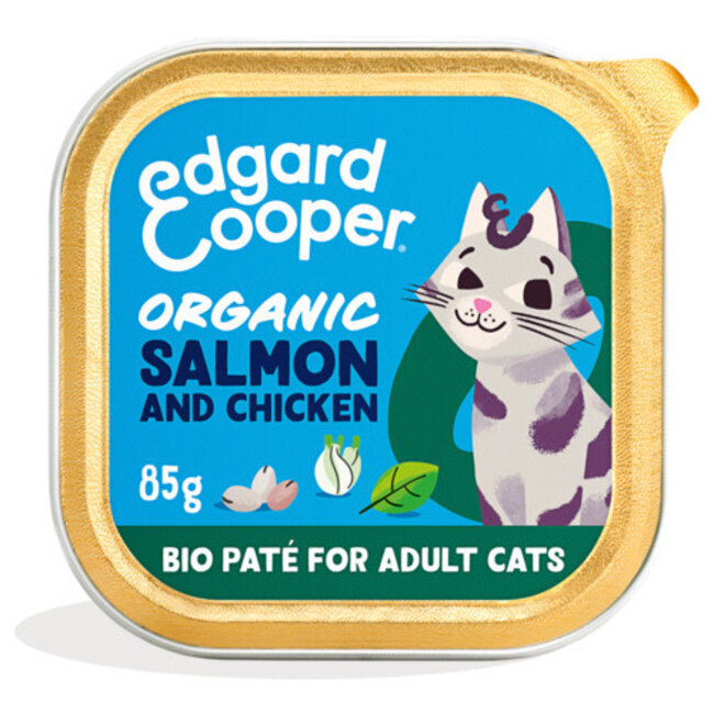 E&C Kat Paté Zalm & Kip Organic- 85 gram