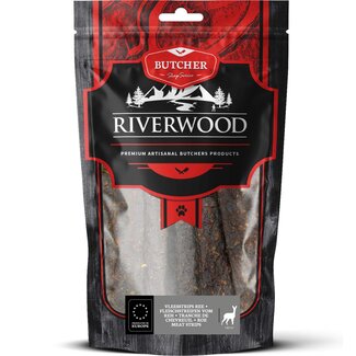 Riverwood Riverwood Vleesstrips Ree 150 gram