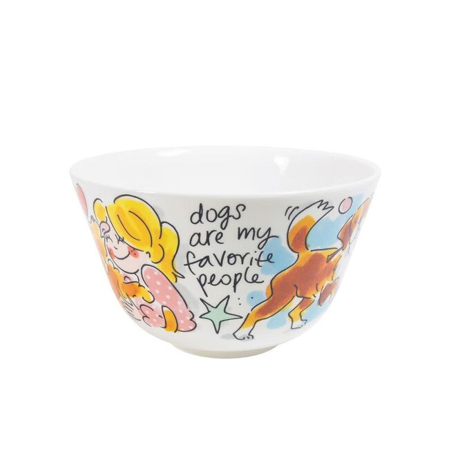 Blond Kom Dog lover 14 cm