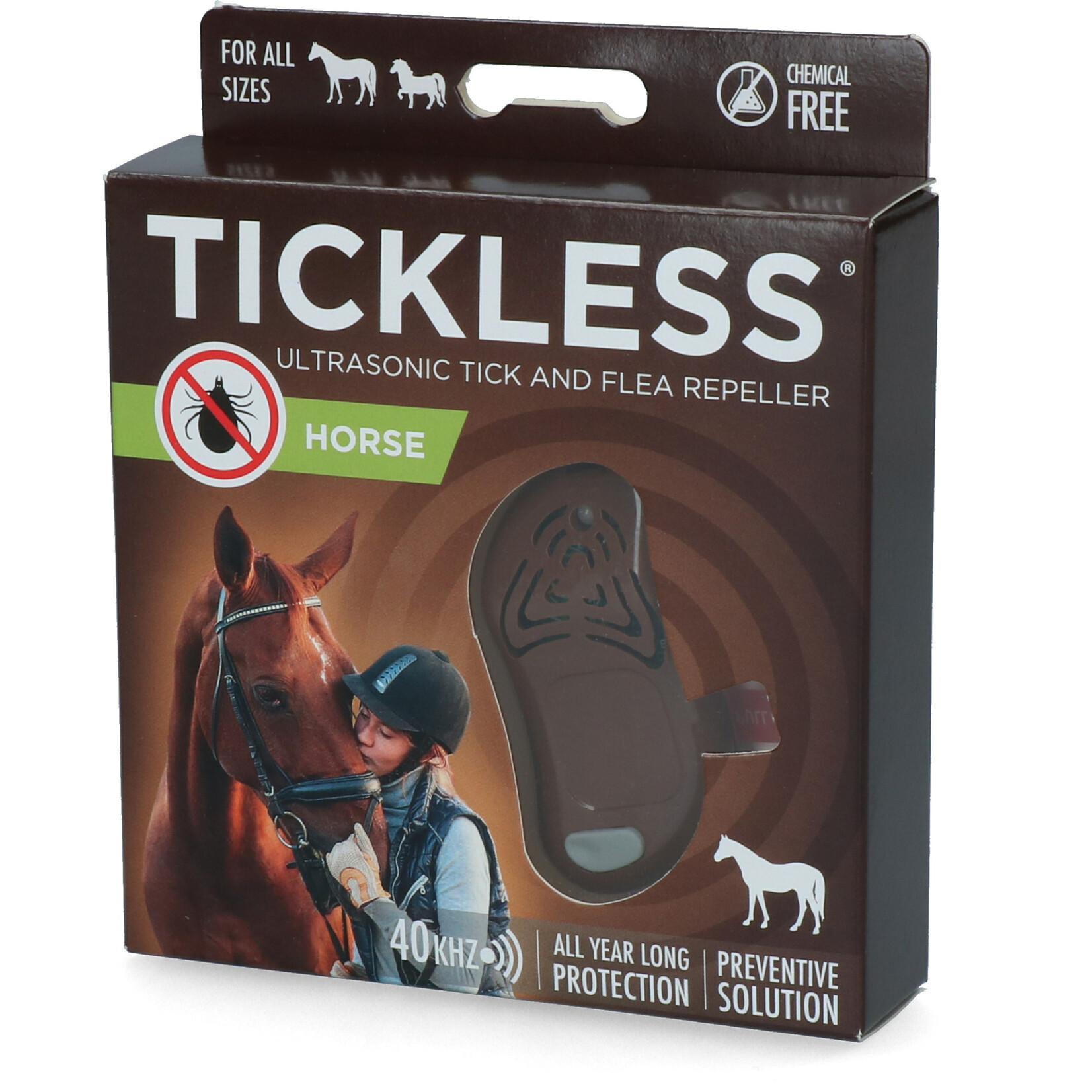 Hofman Tickless Horse Bruin tot 12 maanden bescherming
