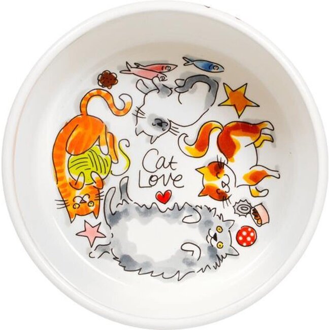 Blond voerbak  Cat Love 15,5 cm