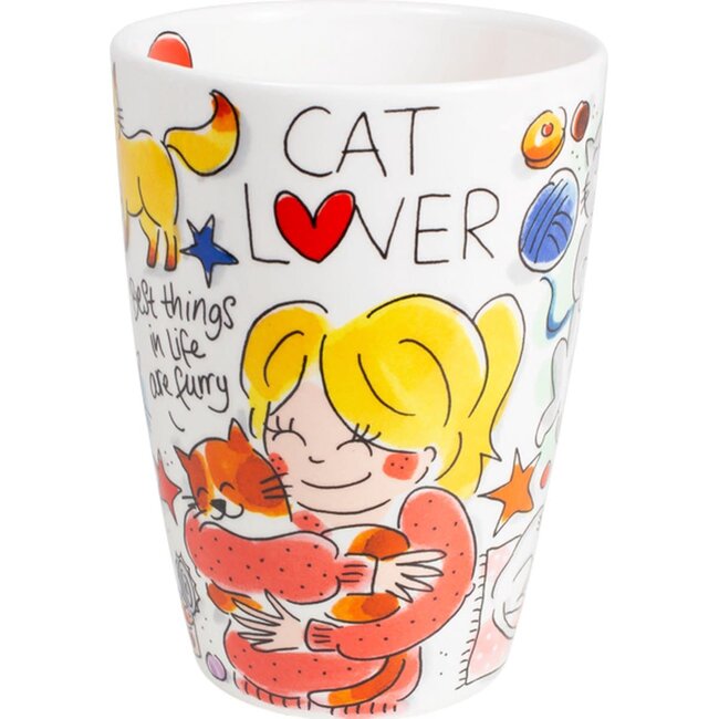 Blond mok Cat Lover