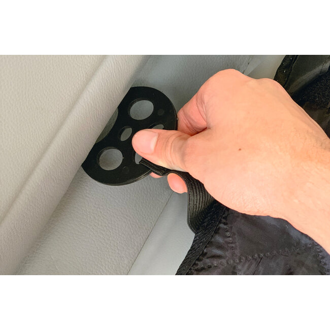 Dirty Dog Autodeken Grijs 136x148