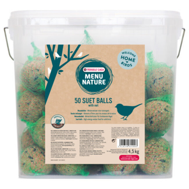 Doos mezenbol met net - 50 stuks