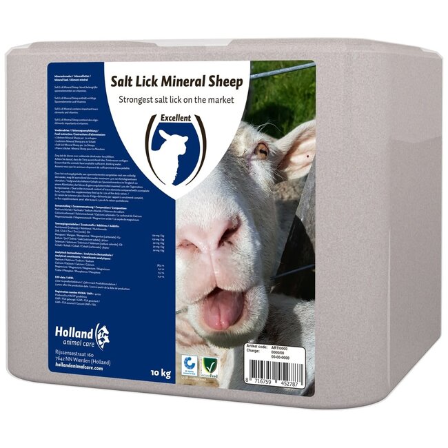 Liksteen Mineral Schaap (10 KG)