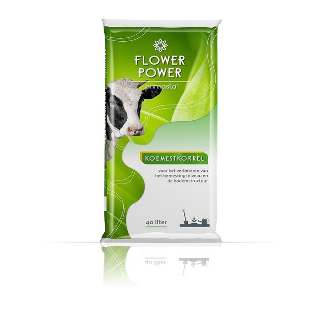 Flower Power Koemestkorrel 40 ltr