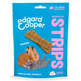 Edgard & Cooper E&C Strips Salmon & Chicken 10 x 75 gram