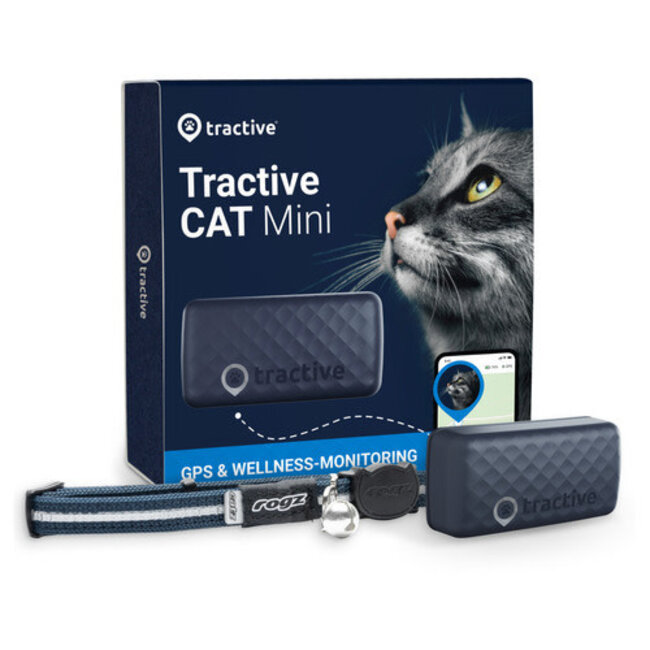 Tractive GPS CAT Mini Donkerblauw