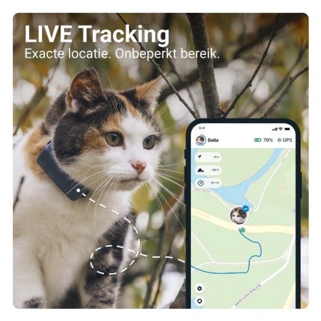 Tractive GPS CAT Mini Donkerblauw