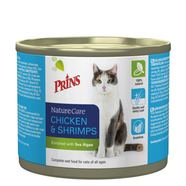 Prins Nature Care Kat Chicken & Shrimps