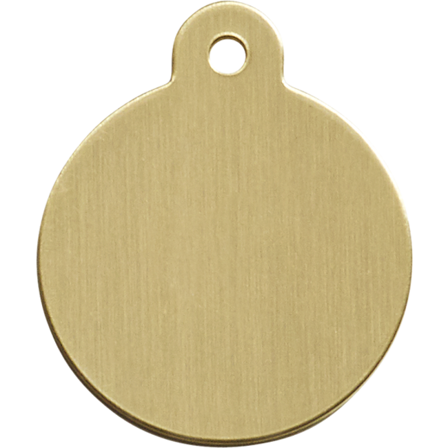 Penning Rondje Messing