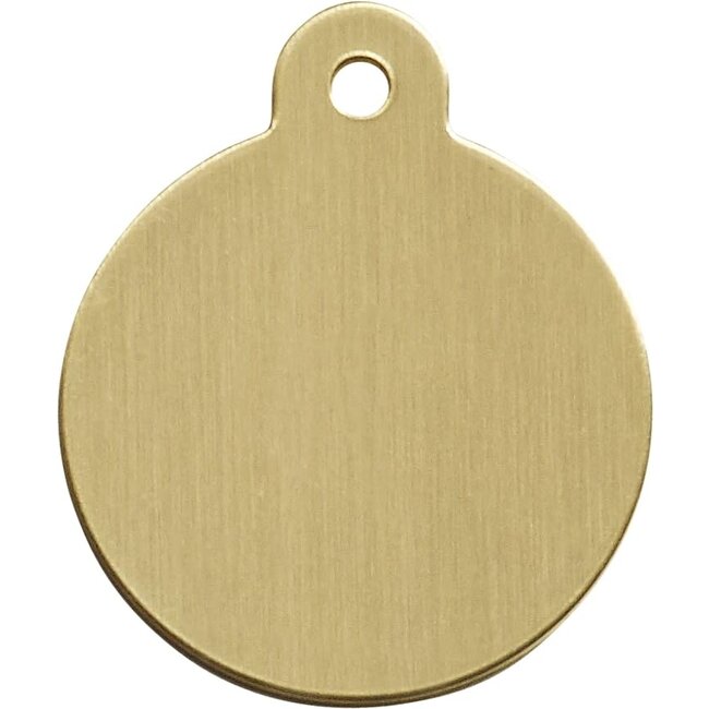 Penning Rondje Messing