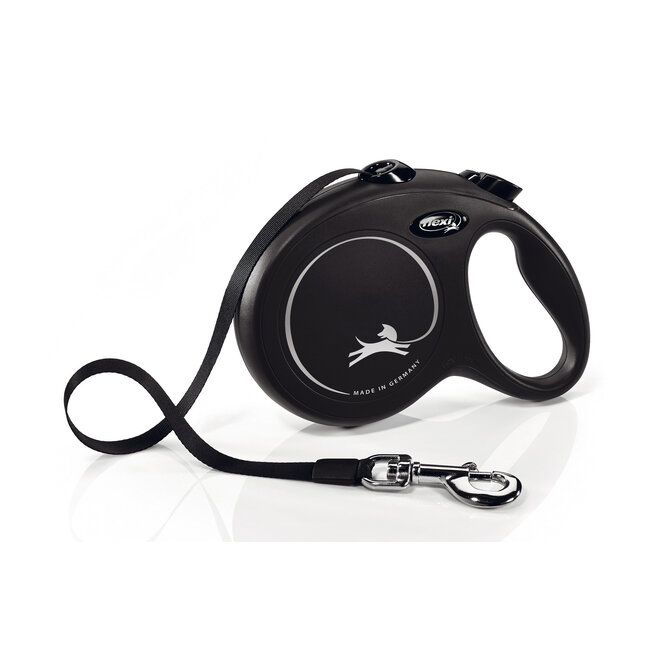 Flexi New Classic Tape Zwart