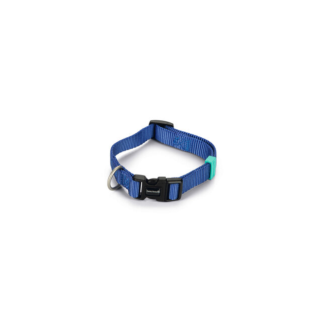 BZ Nylon Halsband Uni Blauw