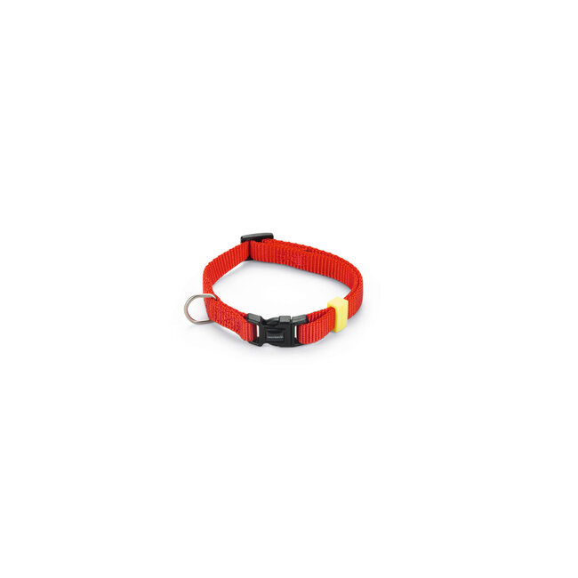 BZ Nylon Halsband Uni  Rood