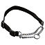 Slipketting Halsband Nylon Zwart