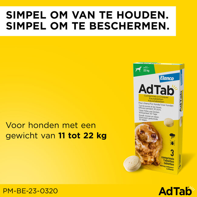 AdTab Hond 11 tot 22 KG