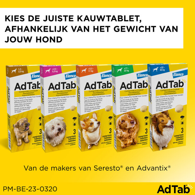 AdTab Hond 5.5 tot 11 KG
