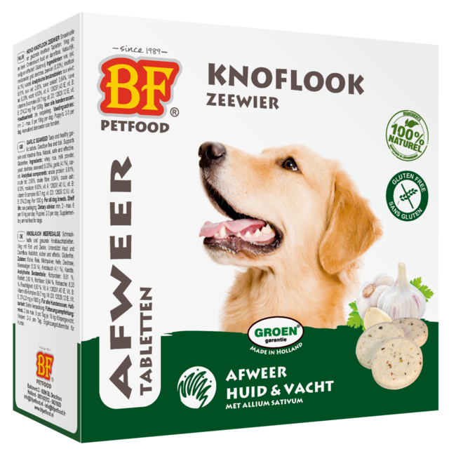 Biofood Knoflook tabletten Vlo & Teek - Zeewier