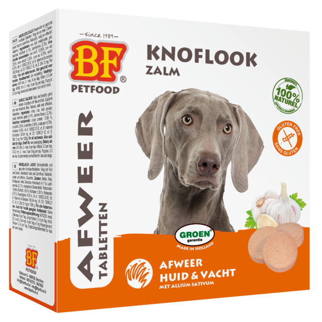 Biofood Knoflook tabletten Vlo & Teek - Zalm