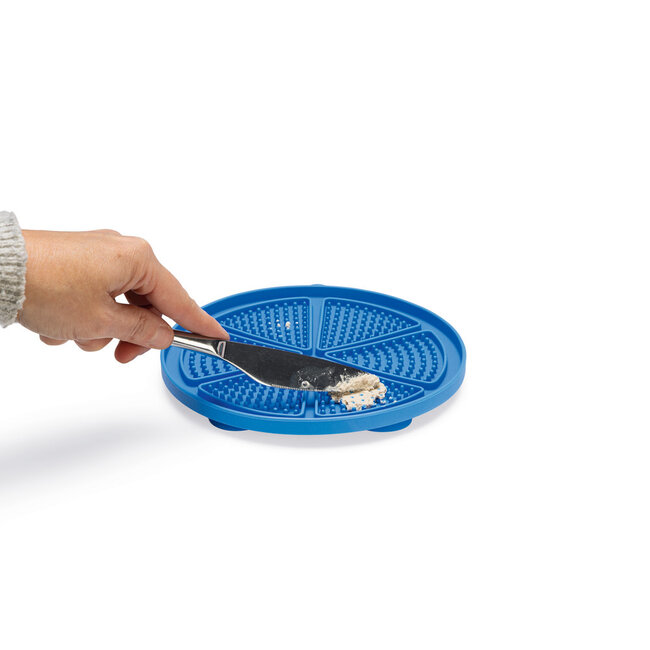 Siliconen Likmat Pizza Blauw