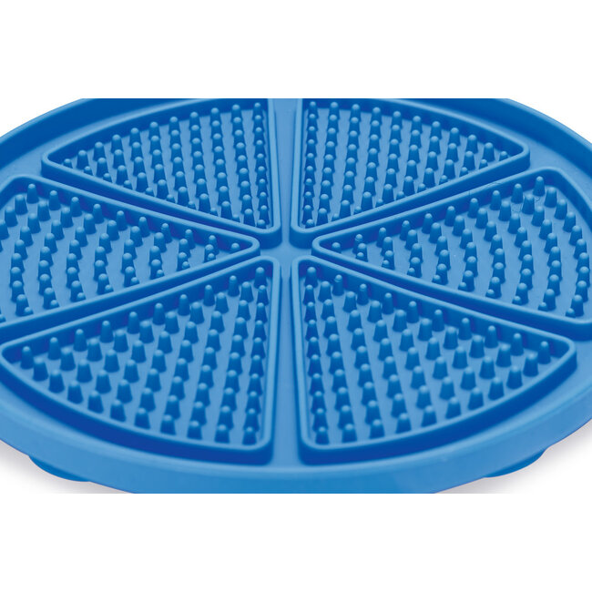 Siliconen Likmat Pizza Blauw