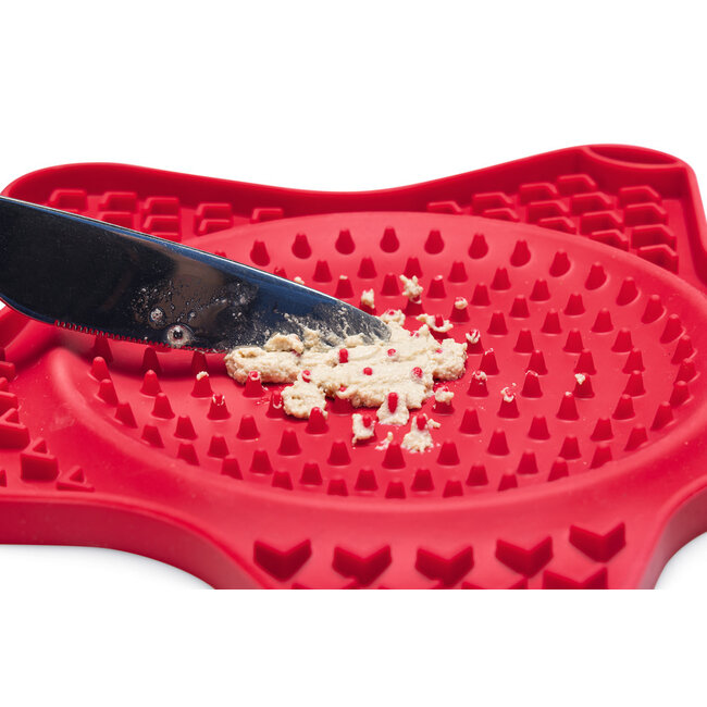 Siliconen Likmat Ster roze