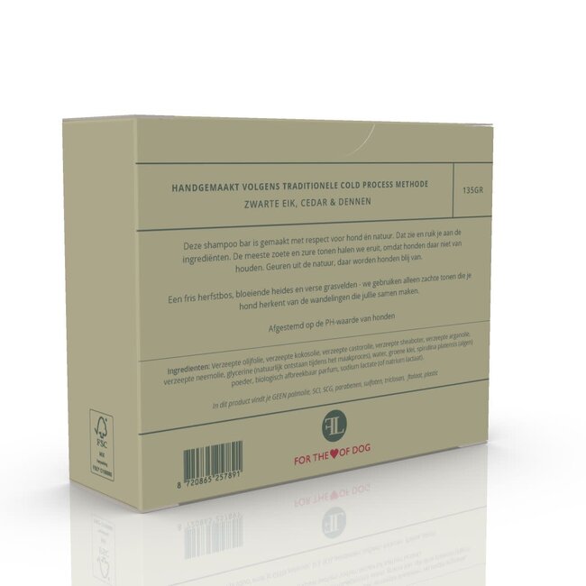 Frenky Lewis Dog Shampoo Bar - Zwarte eik, Ceder en Dennen