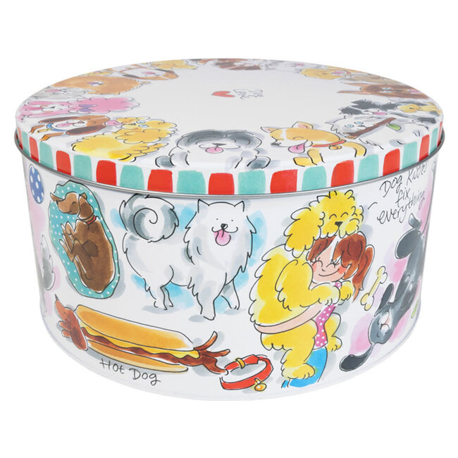 Blond Bewaarblik Hond 24 cm